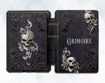 Libro Kindle caso Goth Design Nuevo Kindle 10.a generación Kindle Paperwhite 10.o 2019 6" Estética Libro oculto Grimoire Style Witch Kindle cover