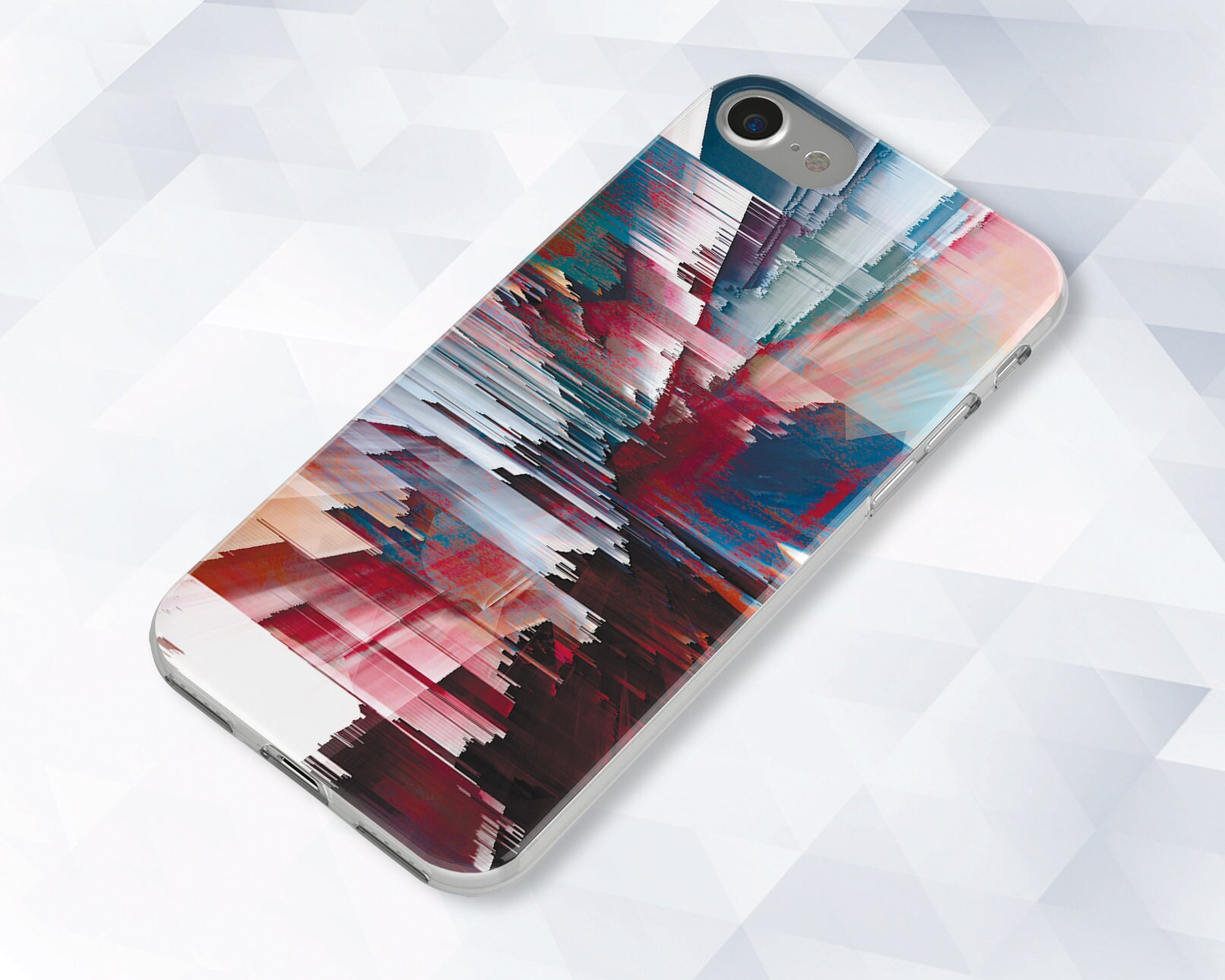 Glitch iPhone case Abstract Quirky iPhone 11 Pro XR X 8 7 Etsy