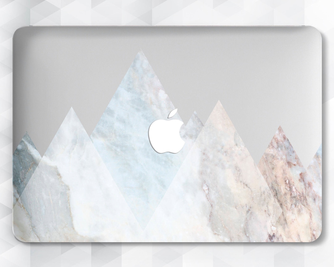 Marble MacBook Case Geometric Mountains MacBook Air 13 Inch 2018 Pro 13 ...