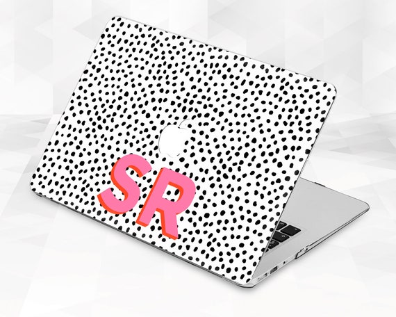 Initials MacBook case Custom Monogram MacBook Pro 14 13 16 Air 13 2022 12 15 for Girls Cute Personalized Trendy Y2K Design Dots Unique cover Etsy