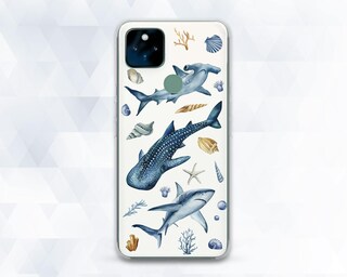 Custodia Morbida Hoolcase Per IPhone 15 6.1 Pollici – Motivo Squalo/cartone Animato, Antiurto In TPU, Bordi Rialzati E Ricarica Wireless Compatibile