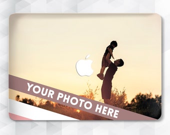 Coque MacBook personnalisée Fille Homme MacBook Air 13 pouces 2018 Pro 13 15 12 Photo personnalisée avec son propre design Image à personnaliser