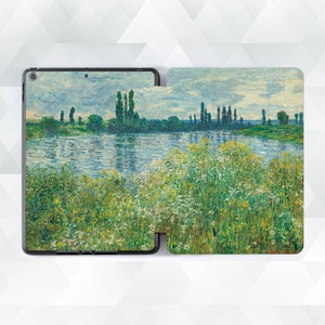 Monet iPad case Art Nature iPad Air 5th iPad 10th 9th Pro 12.9 11 10.2 10.9 Mini 6 Vintage aesthetic oil painting Plants Wildflowers cover