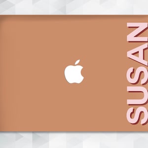 Name MacBook case Personalized Custom MacBook Pro 13 16 15 inch Air 13 Girls Men MacBook 12 with Name Unique Minimalist Simple Design cover