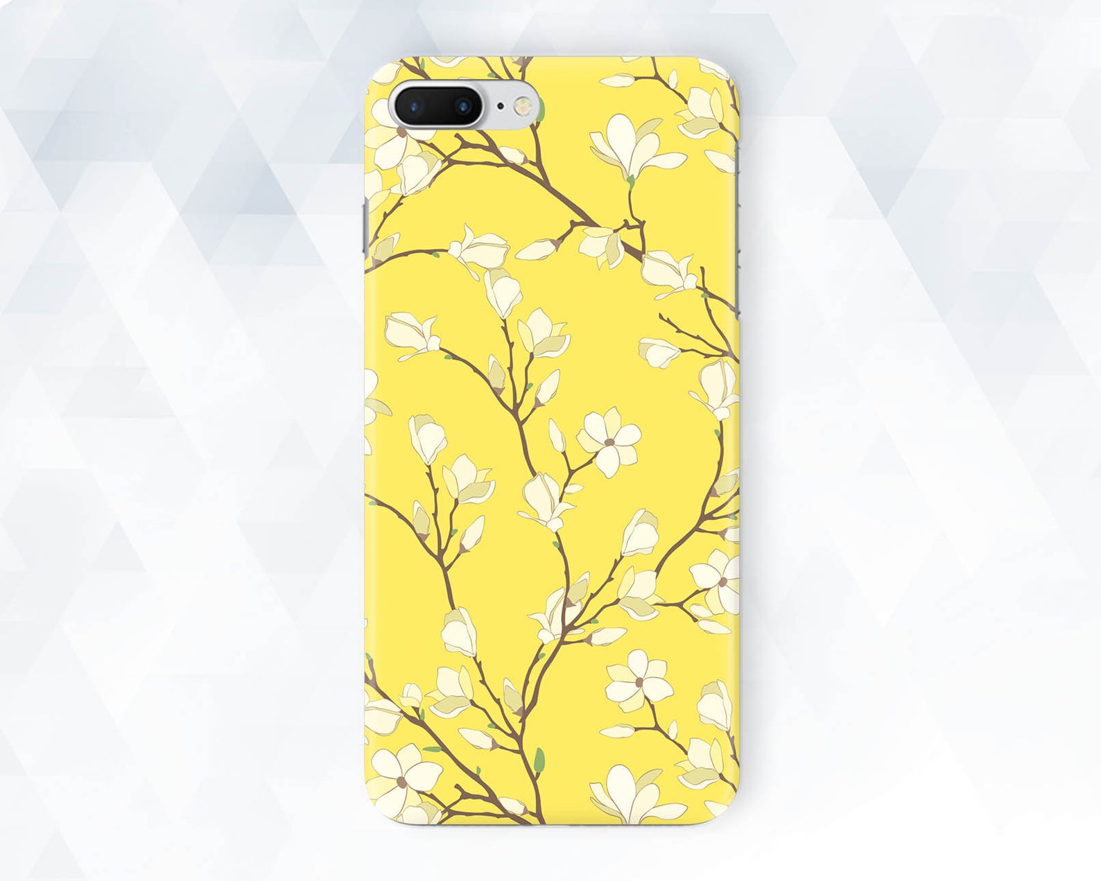 Flowers iPhone case Yellow Floral iPhone XR Xs 8 7 6 Girl Cute Etsy