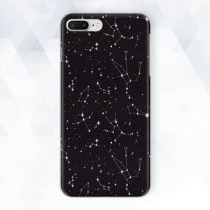 Stars iPhone case Black Girl iPhone XR Xs 8 7 Men Aesthetic case for Samsung Galaxy s9 Plus Note 9 Pixel 3 Cute Space Zodiac Constellations
