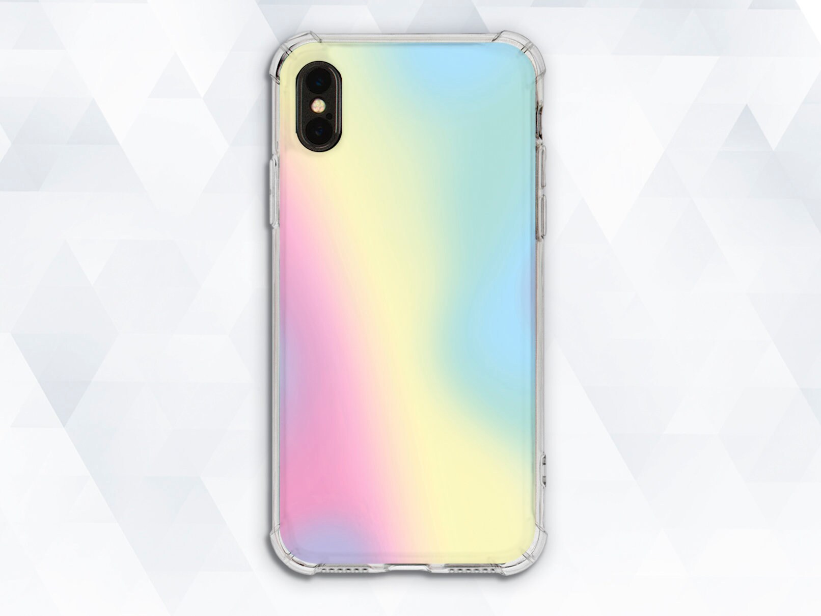 Ombre Iphone Case Yellow Pink Iphone Xr Xs 8 7 Girl Cute Case Etsy