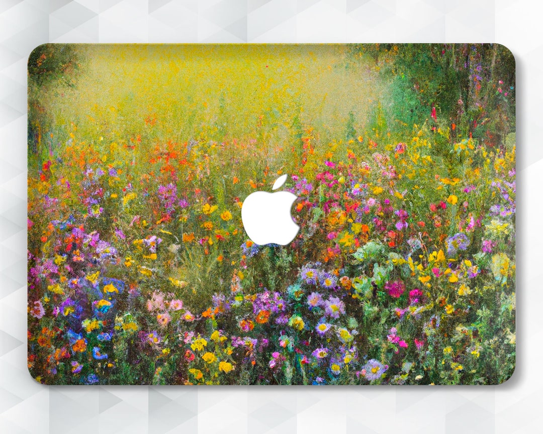 Wildflowers MacBook Case Floral Art MacBook Pro 13 14 Inch Air 13 M2 ...