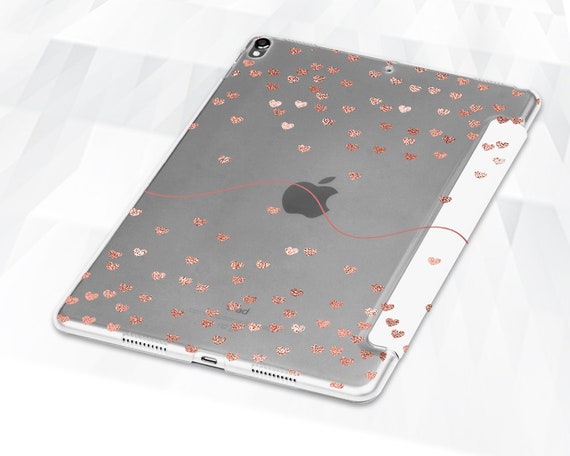 Name iPad Case Cute Hearts iPad 10.2 9th 9.7 Pro 11 10.5