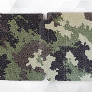 Camo iPad case Boys Men iPad 9.7 6th gen 2018 Kids Green iPad Pro 11 10.5 12.9 Mini 4 Air 3 For Men Military Camouflage Smart Cover Stand image 1