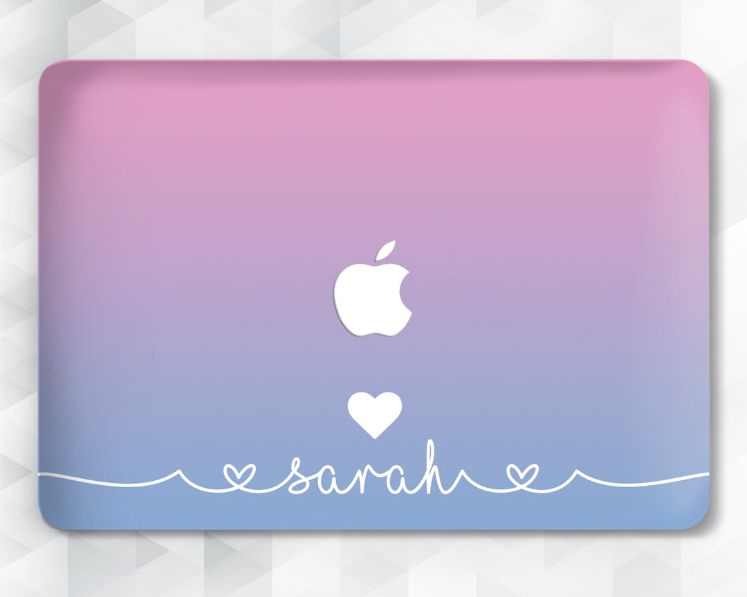 Name MacBook Case Pink Personalized MacBook Pro 13 16 15 Inch Air 13