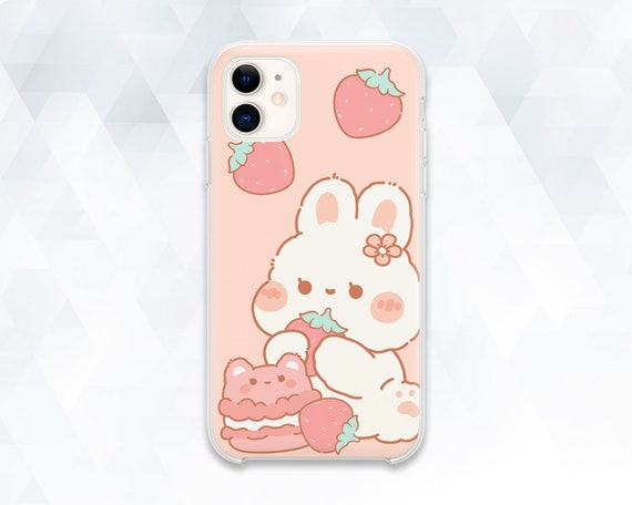 iPhone - cute Bunny iPhone Case Kawaii Trendy iPhone 15 iPhone 14