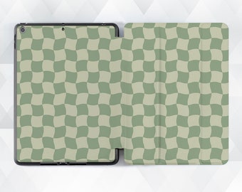 Retro iPad Case Trendy Checker iPad 10.2 9th Pro 11 12.9 10.5 