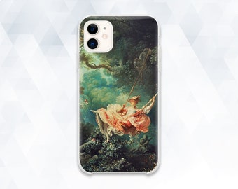 Renaissance iPhone case Vintage Art iPhone 13 12 11 XR 8 case Girl Retro Galaxy s21 Pixel 6 Aesthetic Nature Floral Elegant Painting cover