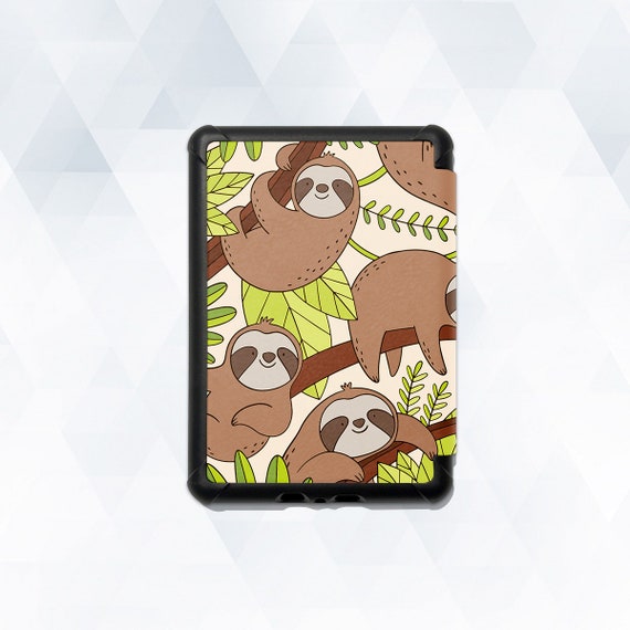 Lindo estuche Kindle Kawaii Sloth Nuevo Kindle 10.a generación Kindle  Paperwhite 10.a generación 2019 6 para niñas Niños Animal Tropical Funda  con patrón divertido -  México