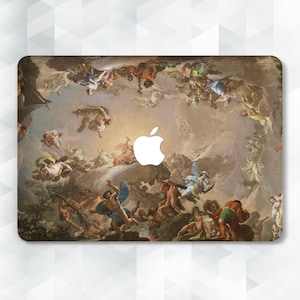 Renaissance MacBook-hoes vintage schilderij MacBook Pro 13 14 Air 13 m2 m1 Air 15 inch Pro 16 m3 esthetische kunst hemel elegante renaissance hoes