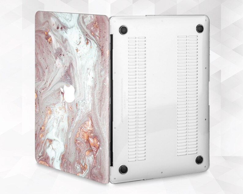 Marble Macbook Case Rose Gold Macbook Pro 13 Inch 2018 Air 13 Etsy