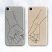 Hands iPhone case Cute Art iPhone 12 11 Pro XR X 8 for Girl Man case for Galaxy s21 Pixel 5 Couple Aesthetic Minimalist Design In Love cover
