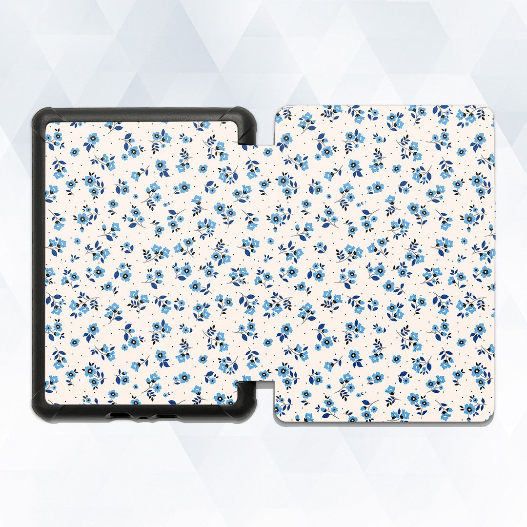Floral Kindle Case Blue Flowers All-new Kindle 10th Gen Kindle ...