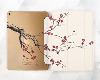 Japanese iPad Case for iPad Pro 11 12.9 10.5 Floral iPad 10.2 7th