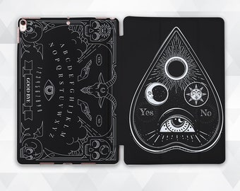 Occult iPad case Horror Goth iPad 9.7 10.2 Eye Witch iPad Pro 11 10.5 12.9 Mini 5 Air 3 Halloween Skulls Gothic Dark Magic Mystical Ouija