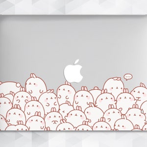 Bunnies MacBook case Cute Girl MacBook Air 13 inch 2018 Pro 13 15 Easter Animal  MacBook 12 inch Kawaii Rabbit Kid Funny Hard cover Retina