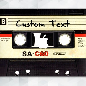 Custom MacBook case Retro Cassette MacBook Pro 13 14 inch Air 13 m2 Air m1 Pro 16 2023 15 12 Personalized Text Old Music Unique Design cover