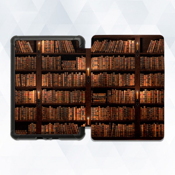 Books Kindle case Aesthetic Brown All-new Kindle 10th gen Kindle Paperwhite 10th gen 2019 6" for Men Trendy Kindle cover for Book Lover