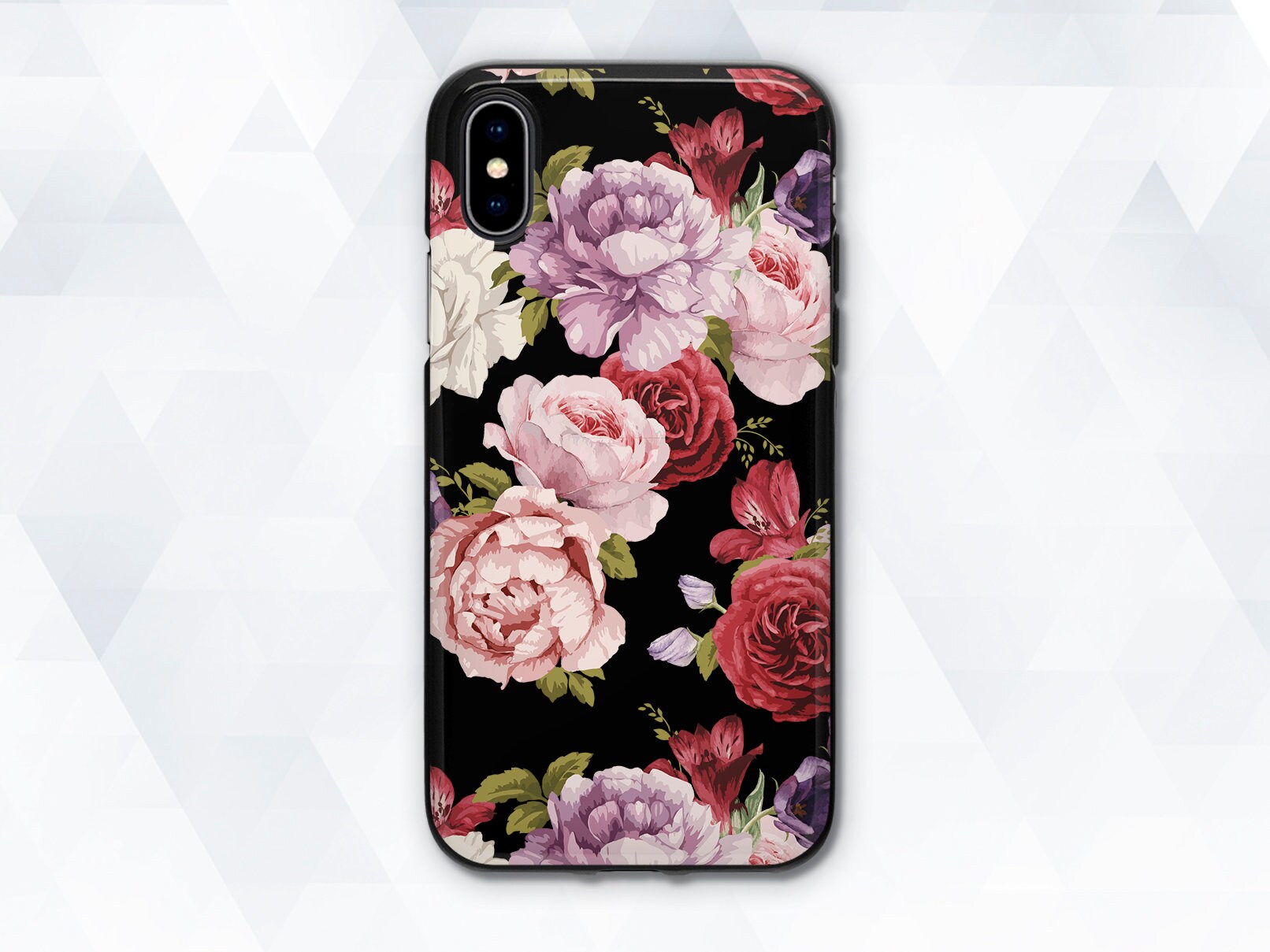 Roses iPhone case Cute Girls iPhone XR Xs Max 8 7 Flowers Etsy