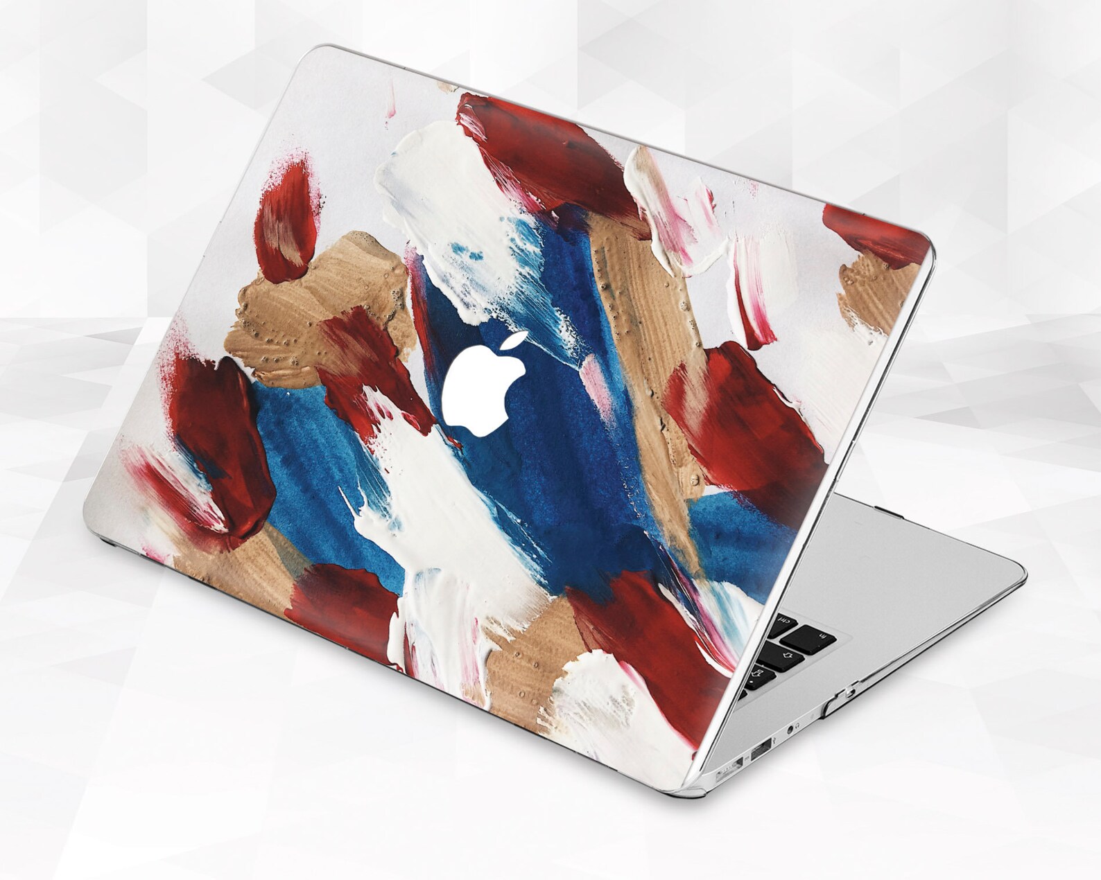 Paint Macbook case Red Blue Macbook Pro 13 inch 2019 Air 13 Etsy