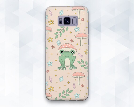 Custodia per iPhone 13 Pro Max Cottagecore Baby Frog
