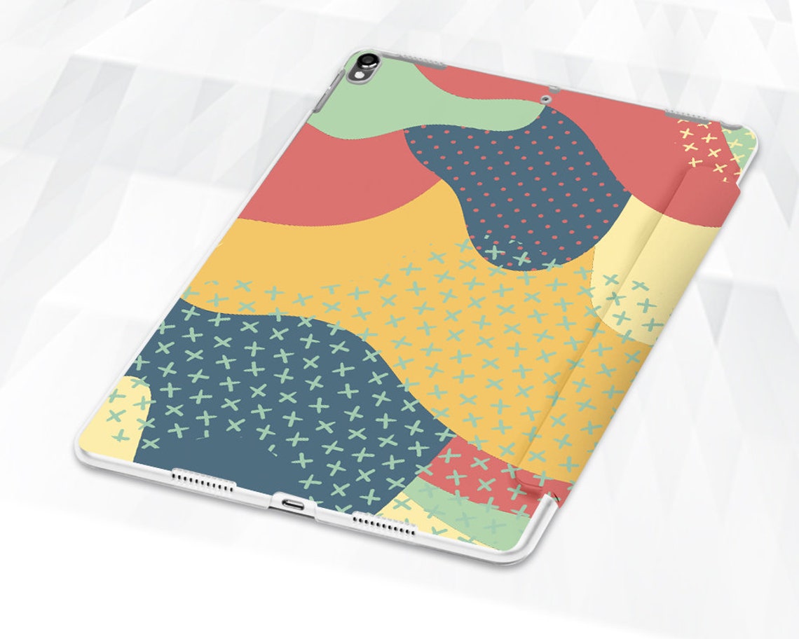 Abstract iPad case Geometric Cute iPad 9.7 10.2 7th Rainbow Etsy