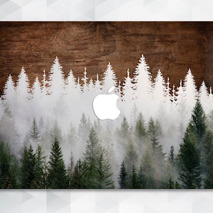Trees MacBook case Wood Nature MacBook Pro 13 16 15 inch Air 13 Forest Landscape MacBook 12 for Men Wooden Design with Trees Woodland cover