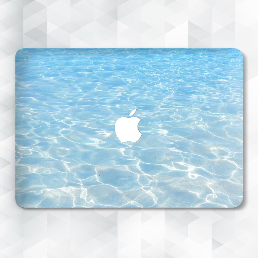 Water MacBook Case Aesthetic Blue MacBook Pro 13 14 Air 13 M2 M3 Air 15 ...