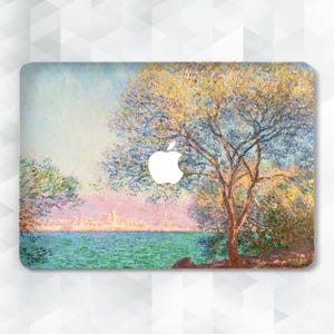 Art MacBook case Aesthetic Monet MacBook Pro 13 14 Air 13 m2 m3 Air 15 Pro 16 inch Vintage oil painting Landscape nature trees Artwork cover