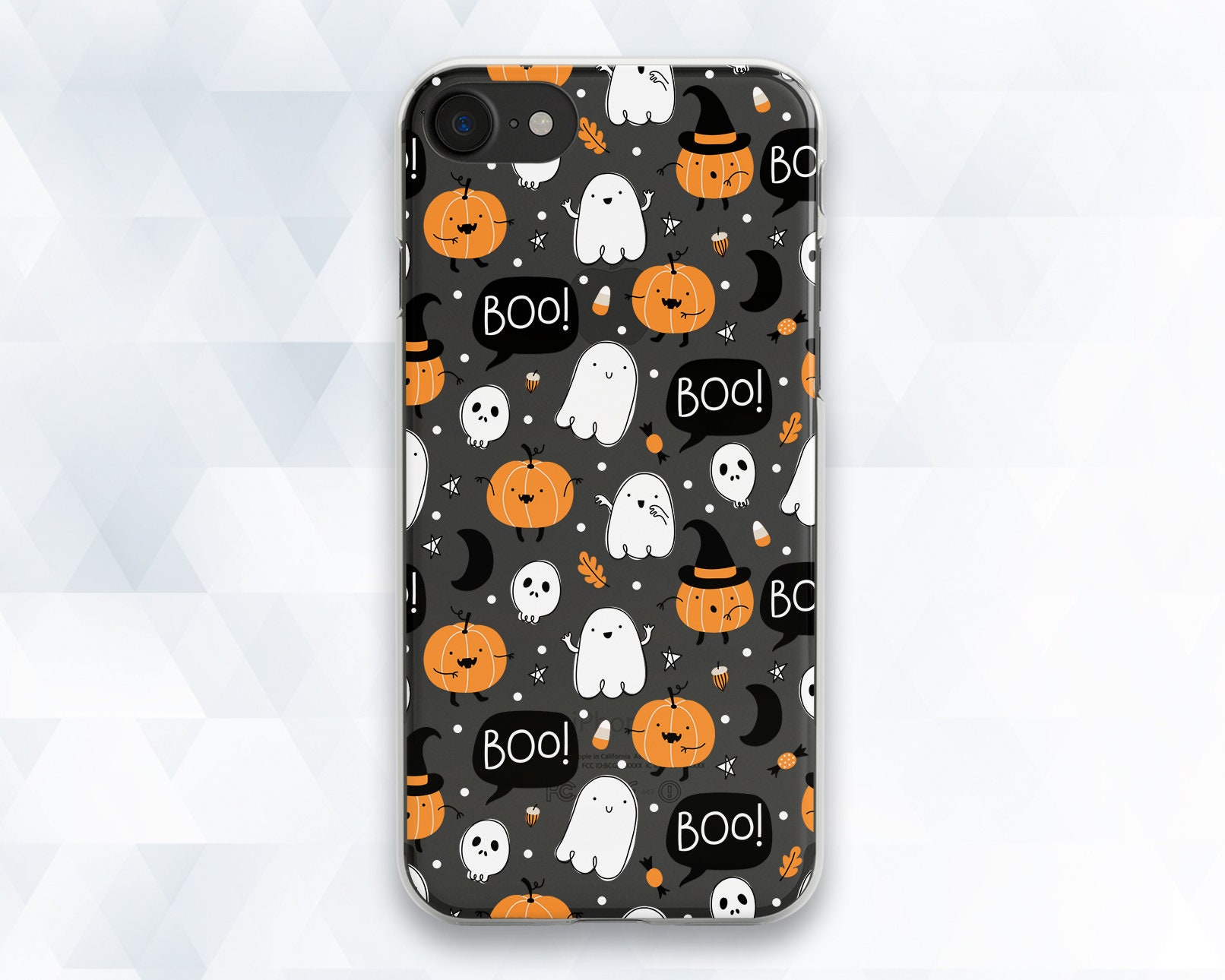iPhone - hana Halloween iPhone Case Kawaii Ghost iPhone 12 11 XR 8 Cute