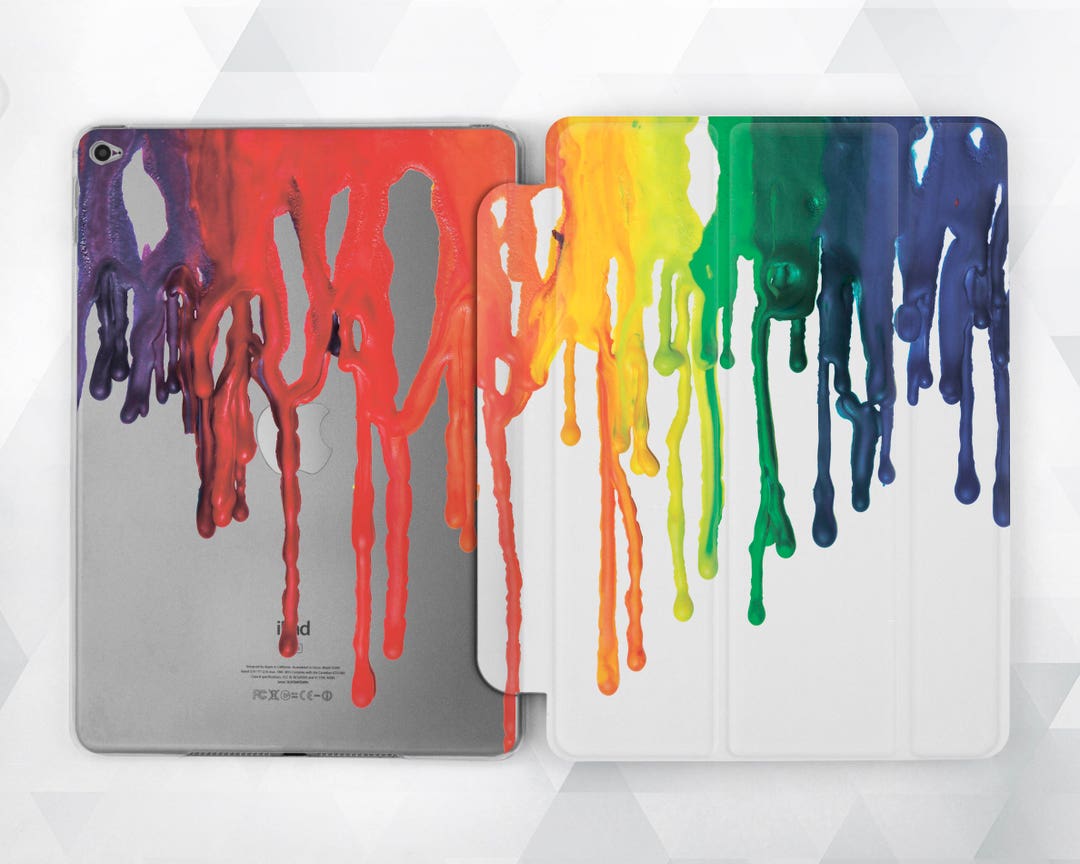 Paint iPad Case Art Rainbow iPad 9.7 6th Gen 2018 Girl Men iPad Pro 11