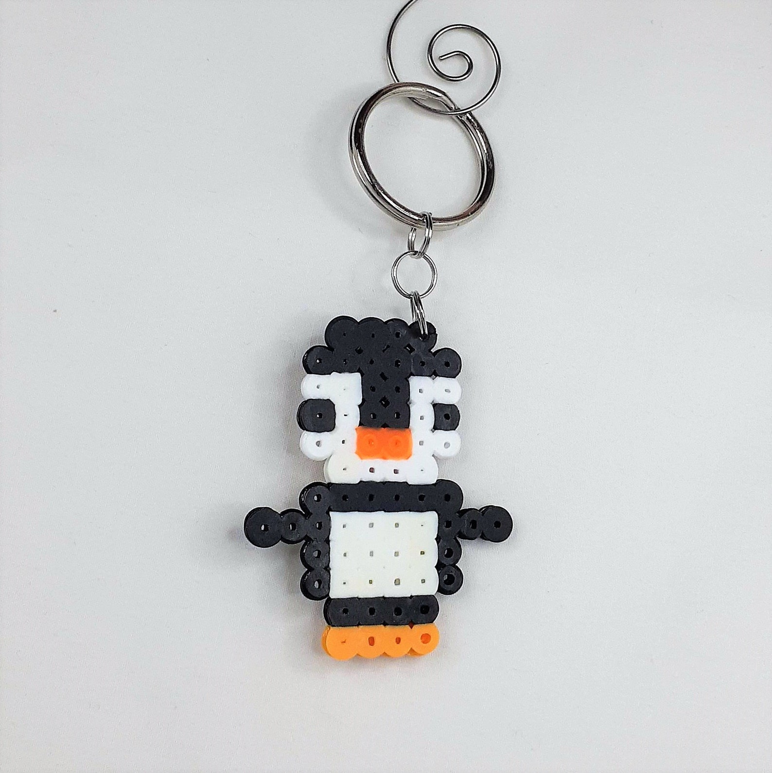 Cute Penguin Keychain - Etsy