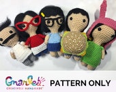 Bob 39 s Burgers Inspired Amigurumi Collection Belcher Family PATTERN ONLY