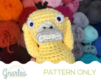 Psyduck Amigurumi Digital Pattern | Crochet Pattern | Beginner-Easy Level DIY Tutorial | Pokemon Inspired | Digital Pattern Only