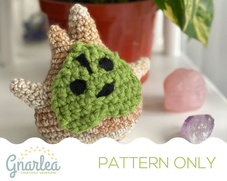 Crochet Makar/Korok PATTERN ONLY Zelda Plush DIY/Handmade/Knit/Crochet Gamer Gifts image 1