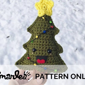 PATTERN ONLY Crochet Christmas Tree - Happy Little Holiday Tree Crochet Pattern
