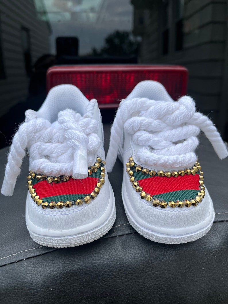 Kids Air Force Ones Etsy