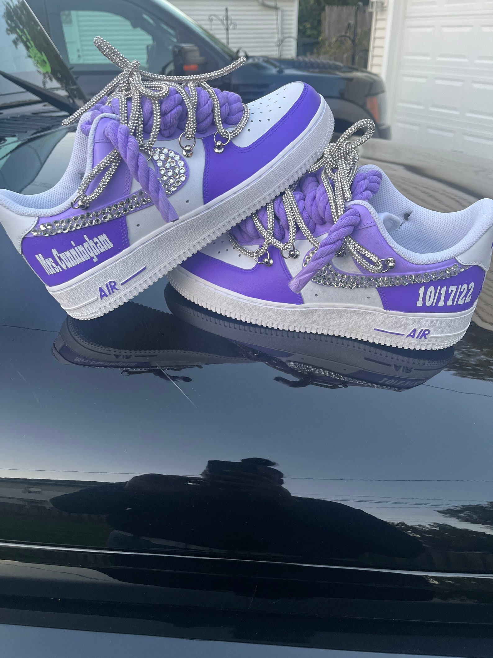 custom air force 1 pop smoke