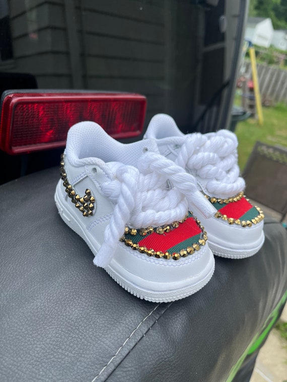 Kids Air Force Ones Etsy