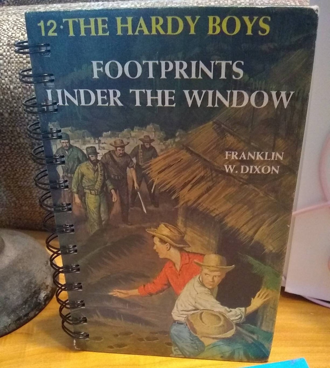 Footprints Under the Window Notebook/ Hardy Boys/ Vintage/ Etsy