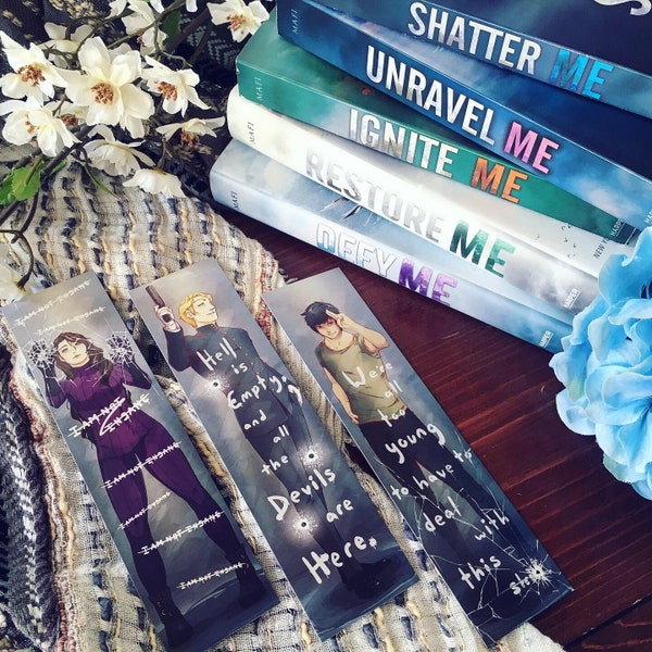 Shatter Me Quote Bookmarks