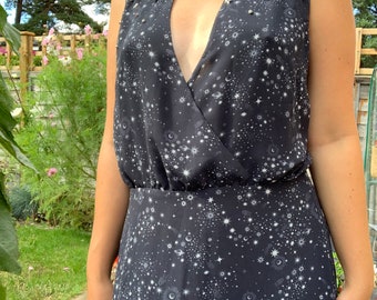 oasis glitter star dress