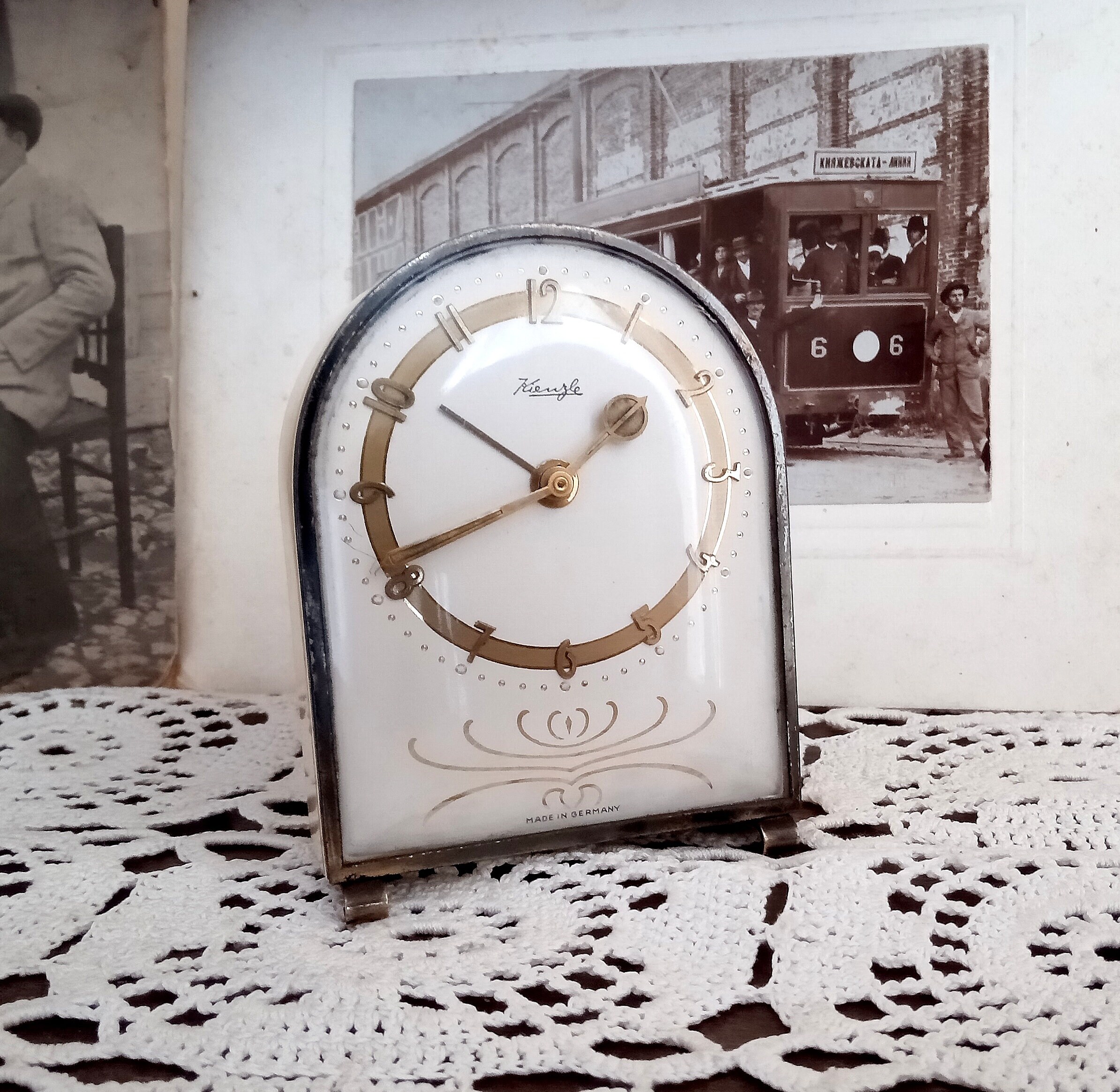 Vintage alarm clock Kienzle Kienzle alarm clock ART DECO Etsy