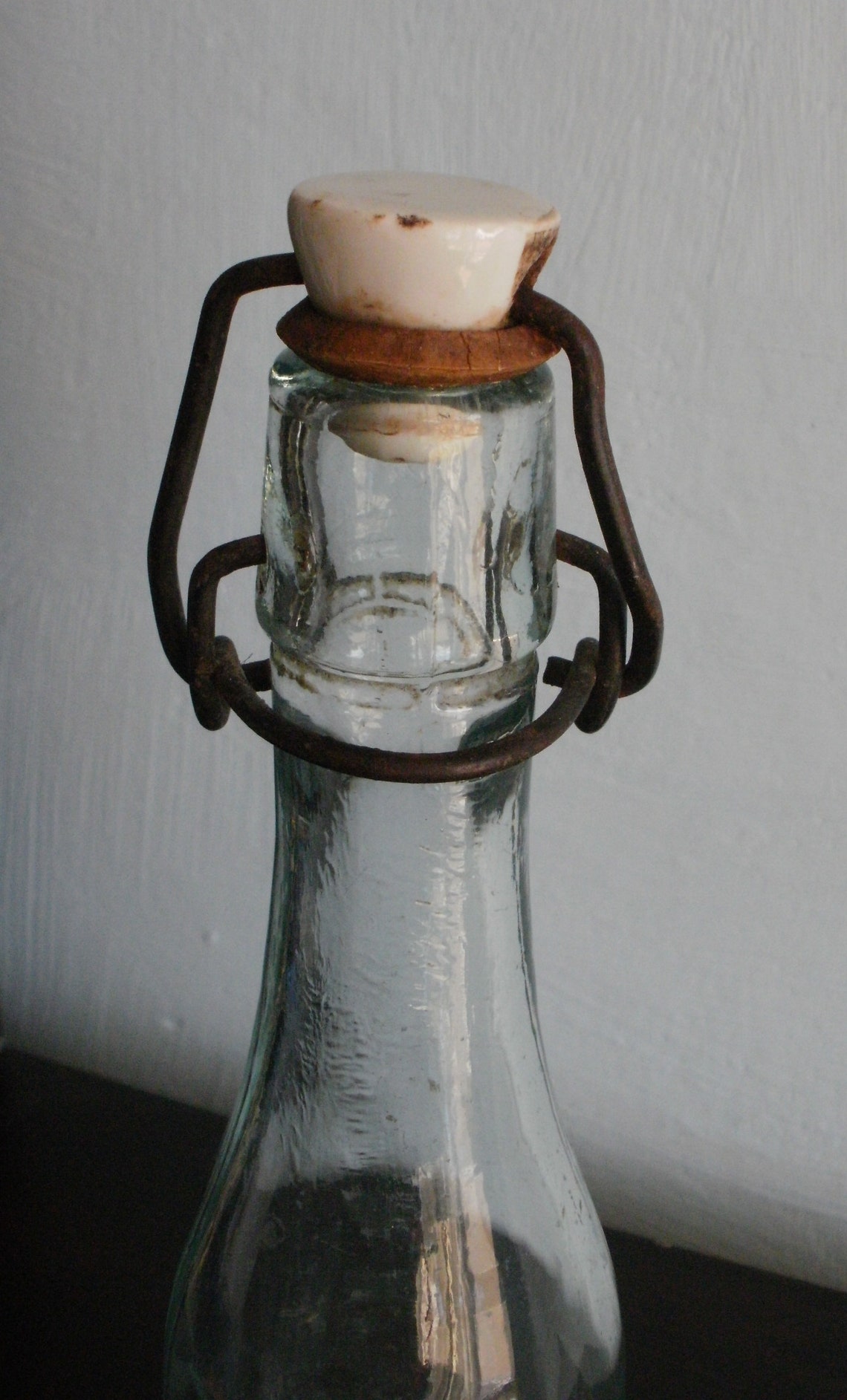 Vintage glass vintage bottle stopper beer lemonade Etsy